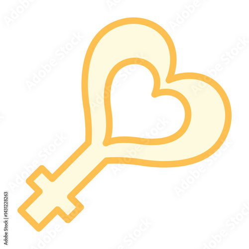 Genders Heart vector, pixel perfect, illustrator file 
