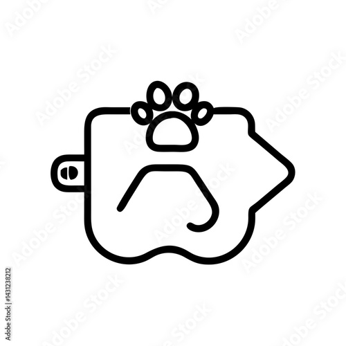 Pet adoption icon event local shelter digital graphic community eye-level awareness