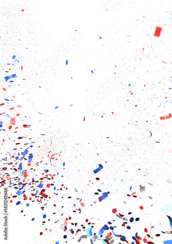 Confetti - White banner wit...