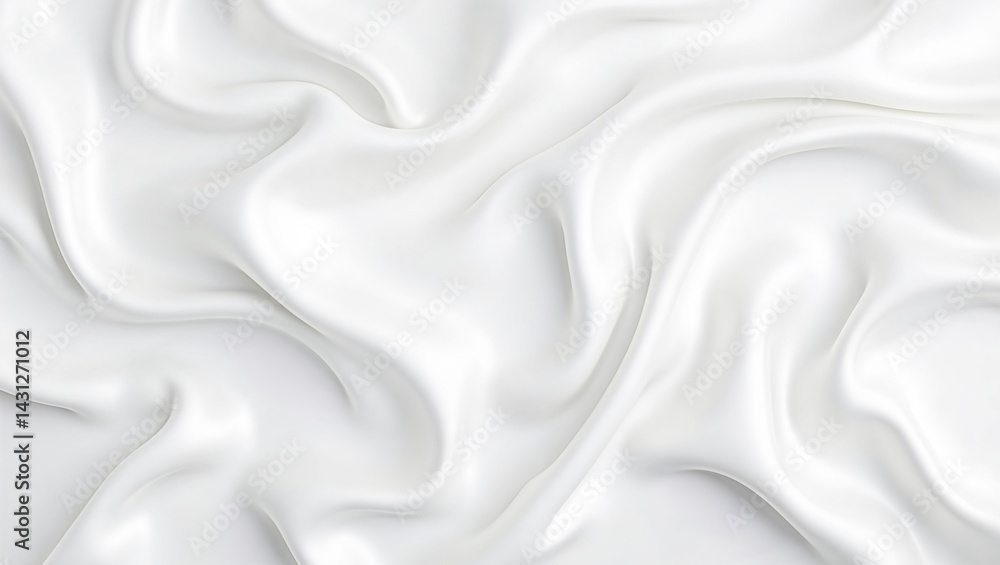 White silk fabric with soft smooth folds, suitable for elegant backgrounds, luxury design concepts, fashion projects, and sophisticated visual themes. White silk fabric with soft smooth folds, suitable for elegant backgrounds, luxury design concepts, fashion projects, and sophisticated visual themes.
