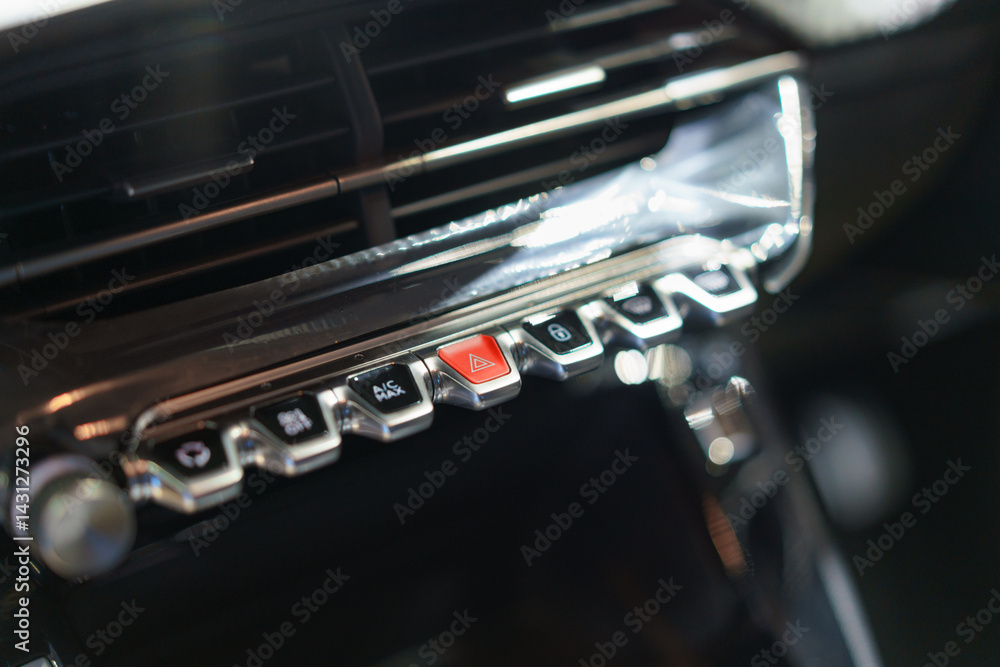 Car Hazard Light and Climate Control Panel Car Hazard Light and Climate Control Panel