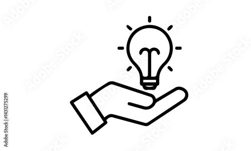 hand drawing light bulb on whiteboard