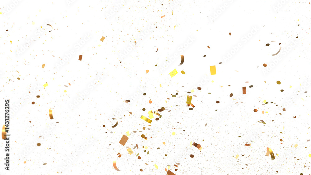 Golden Confetti Explosion Golden Confetti Explosion