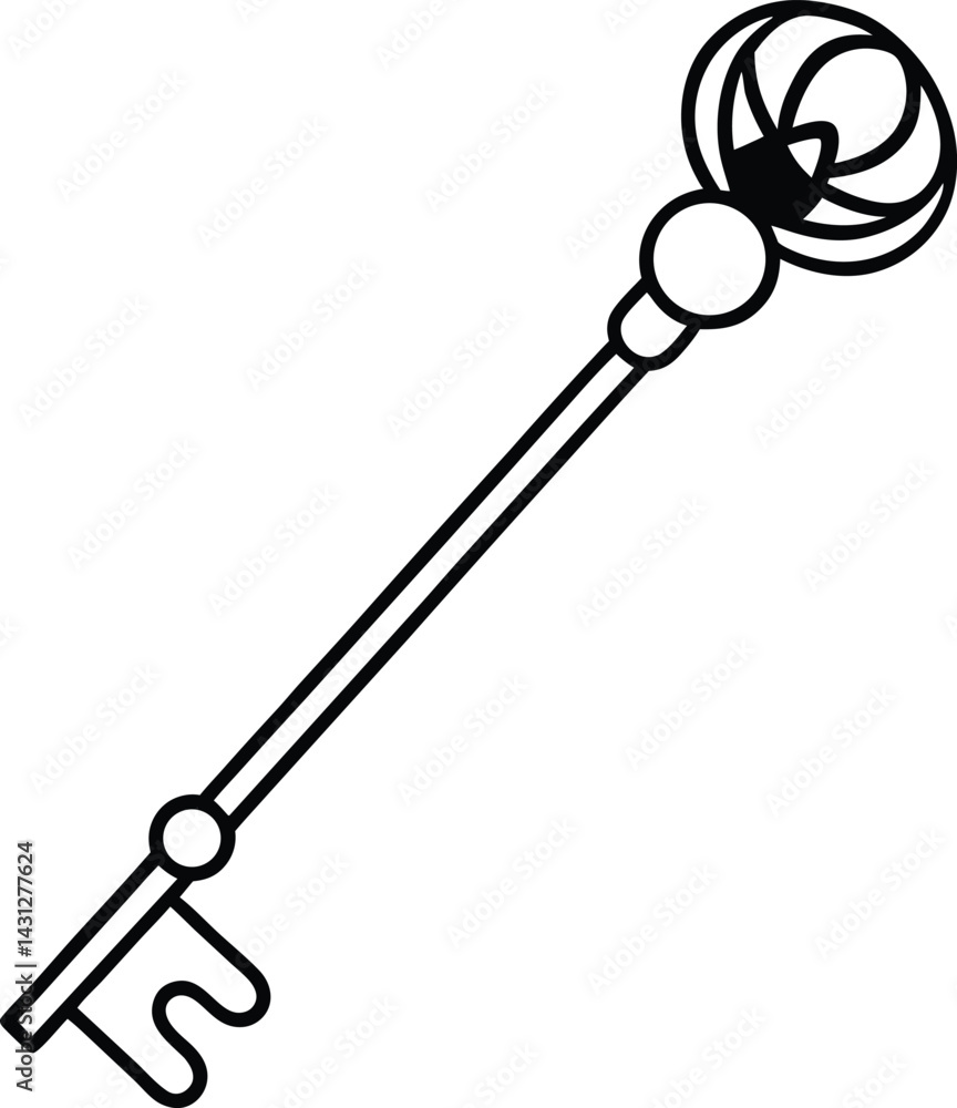 key isolated on white key isolated on white