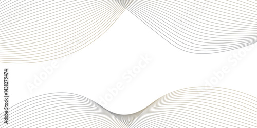 Abstract Vector Composition of Wave Lines on Transparent Background – Ideal for High-Tech Communication Designs, Big Data Reports, Research Presentations, and Business Technology Collateral