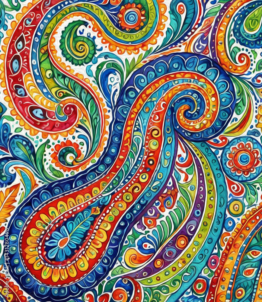 Fototapeta premium Pattern for fabrics, covers, leaflets, business cards, Happy Birthday cards, Wedding Invitations, for use in graphics