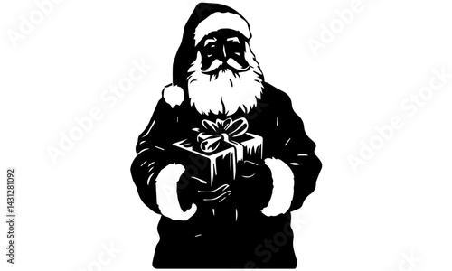 black and white cartoon illustration of a man with long hair