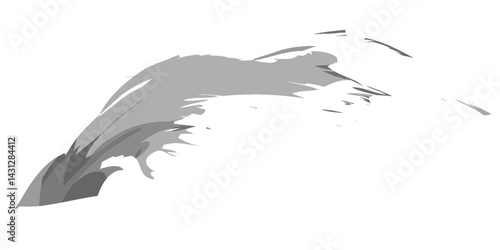 Round brush strokes vector. Painted rounds collection. Grunge text boxes or textured backgrounds