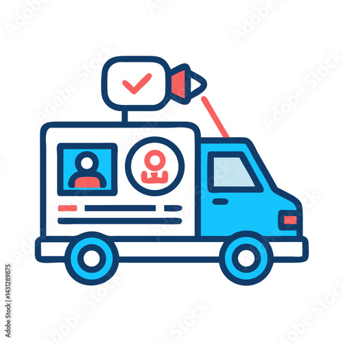 Verified Mobile Identity: Secure Authentication with a Vehicle Van Icon