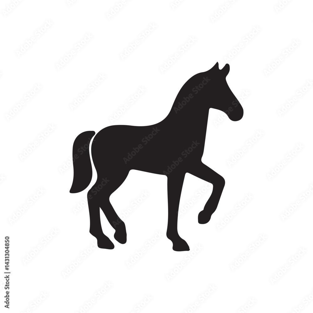 Fototapeta premium horse silhouette vector