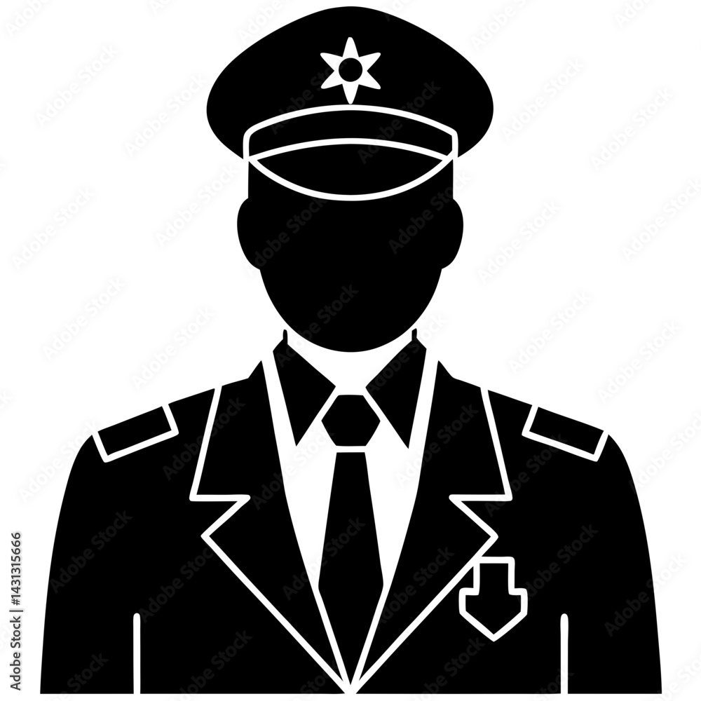 Police Officer In Uniform Silhouette For Law Enforcement Graphic Design Resources Police Officer In Uniform Silhouette For Law Enforcement Graphic Design Resources