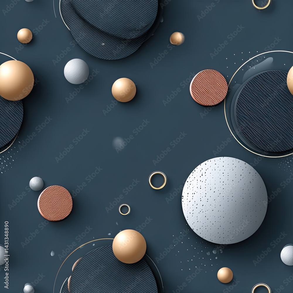 Abstract blue background with diagonal lines and geometric shapes offers a modern design ideal for corporate presentations and layouts SEAMLESS PATTERN