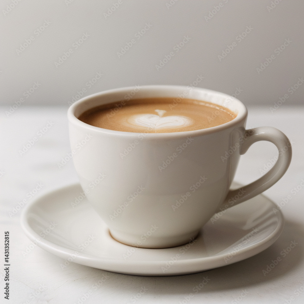 cup of coffee with milk cup of coffee with milk