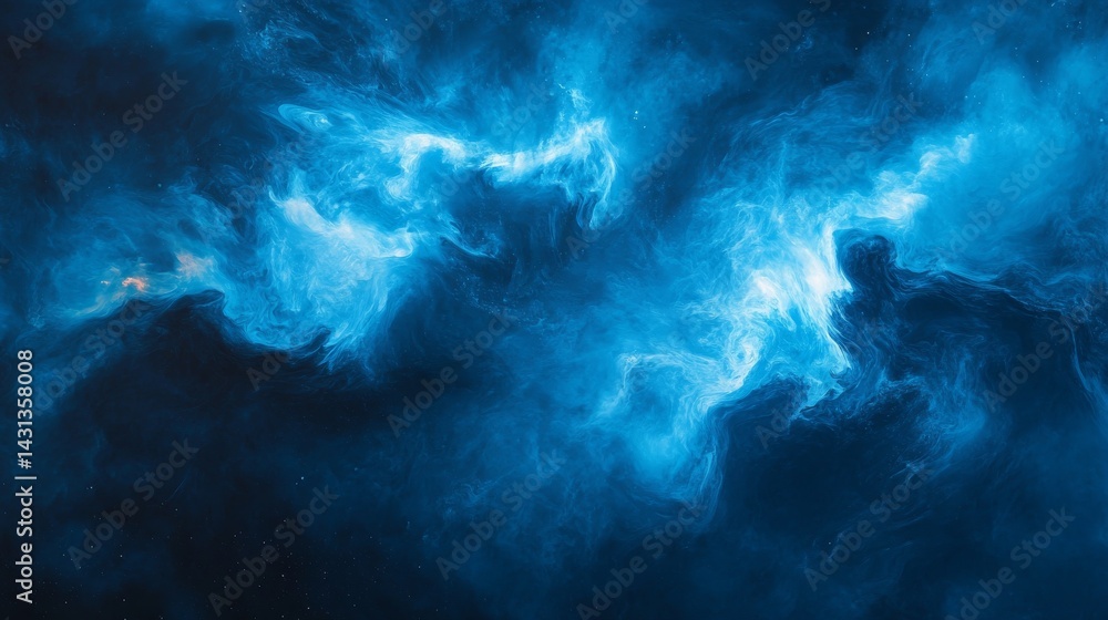 Obraz premium Abstract and modern blue wallpaper for creative presentations