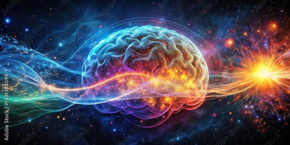 Cosmic Brainwave An Abstract Representation of Neural Energy and Universal Connection Cosmic Brainwave An Abstract Representation of Neural Energy and Universal Connection