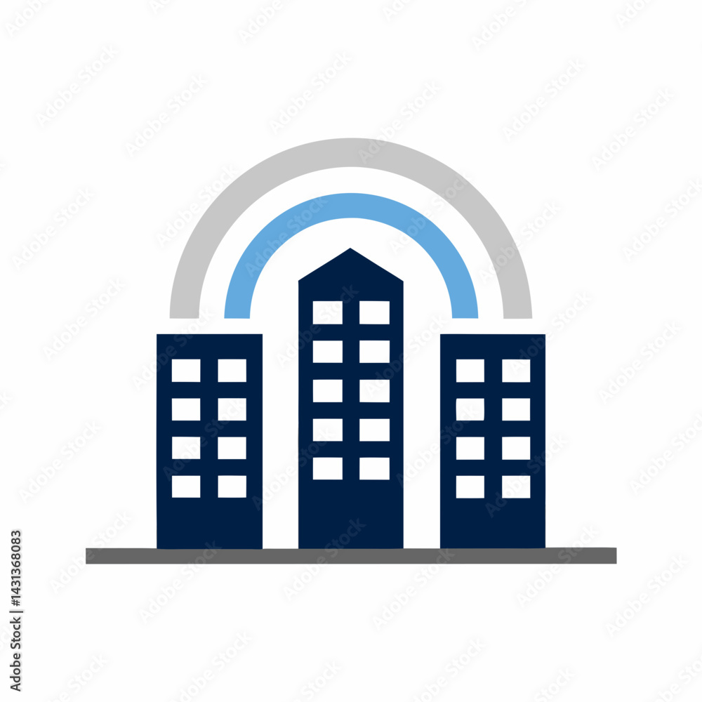 Modern City Skyline Vector Design illustration. Modern City Skyline Vector Design illustration.