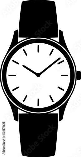 vector illustration of a wristwatch
