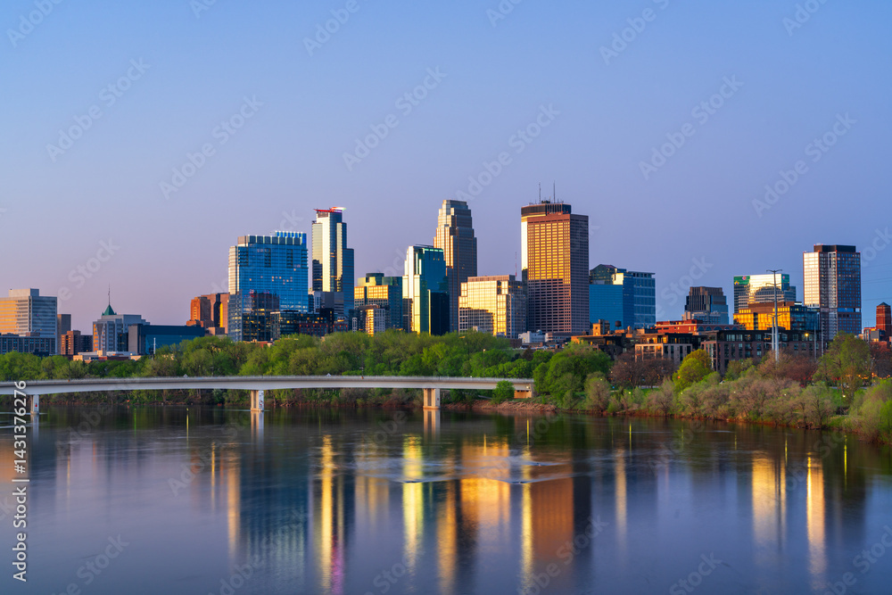 Minneapolis, Minnesota, USA Skyline