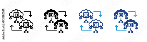 Digital Twin Icon