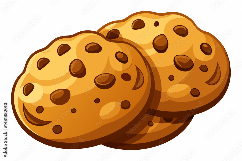 Fototapeta premium cookies vector illustration white background