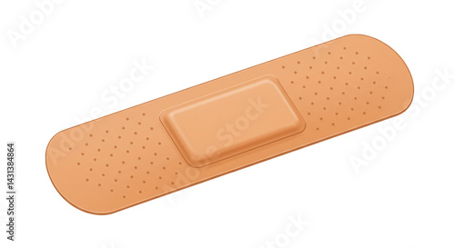 first aid plaster isolated on white background  