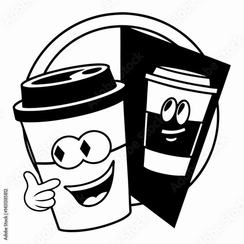 coffee cup vector illustration
