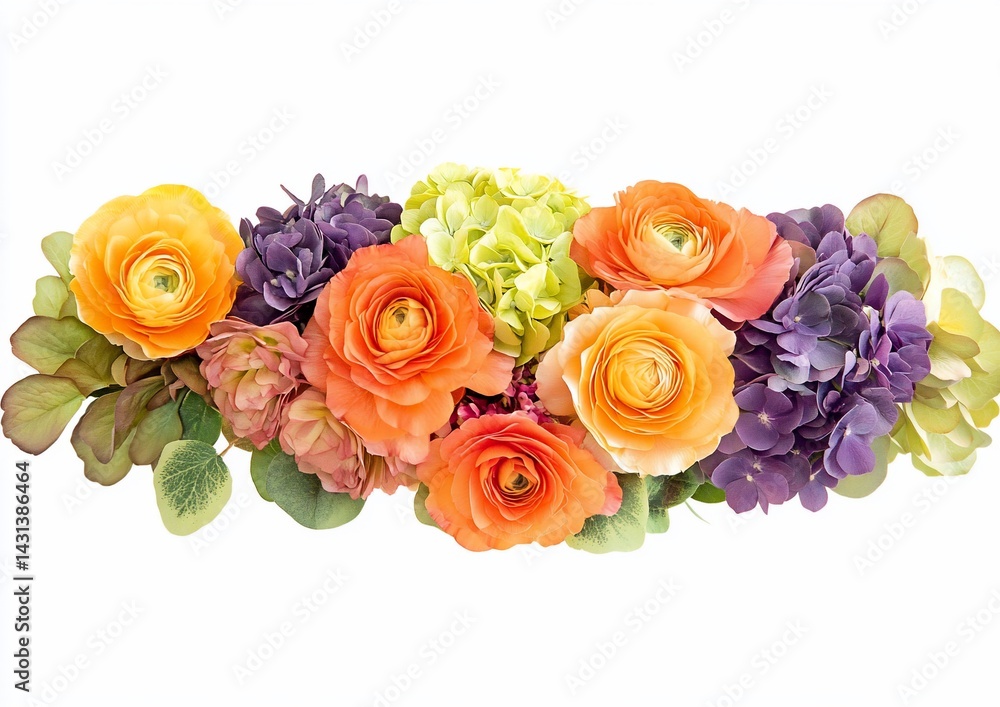 Colorful flower arrangement Colorful flower arrangement