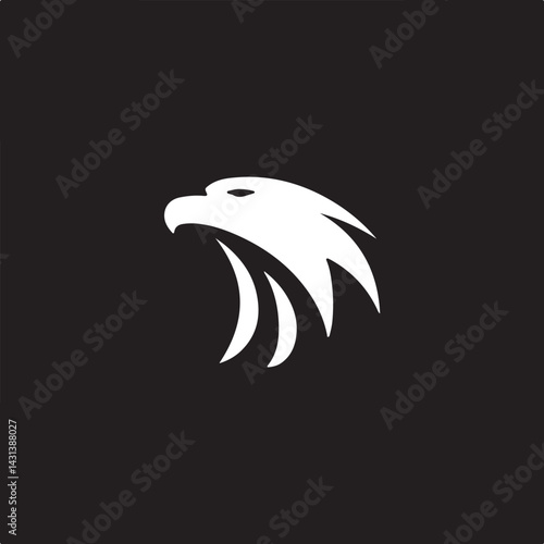 Eagle head simple icon. Vector ICON all icon Viktor.