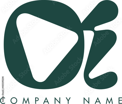 Creative Abstract Initial Letter OI Logo Design