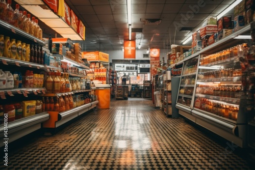 interior of a new york bodega store