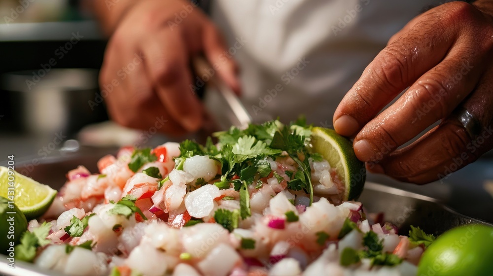 Vibrant Seafood Ceviche: Fresh, Zesty, Culinary Delight Vibrant Seafood Ceviche: Fresh, Zesty, Culinary Delight