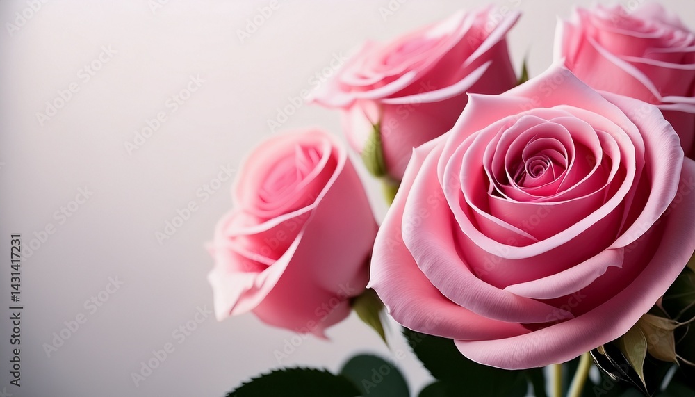 Fototapeta premium background with pink rose