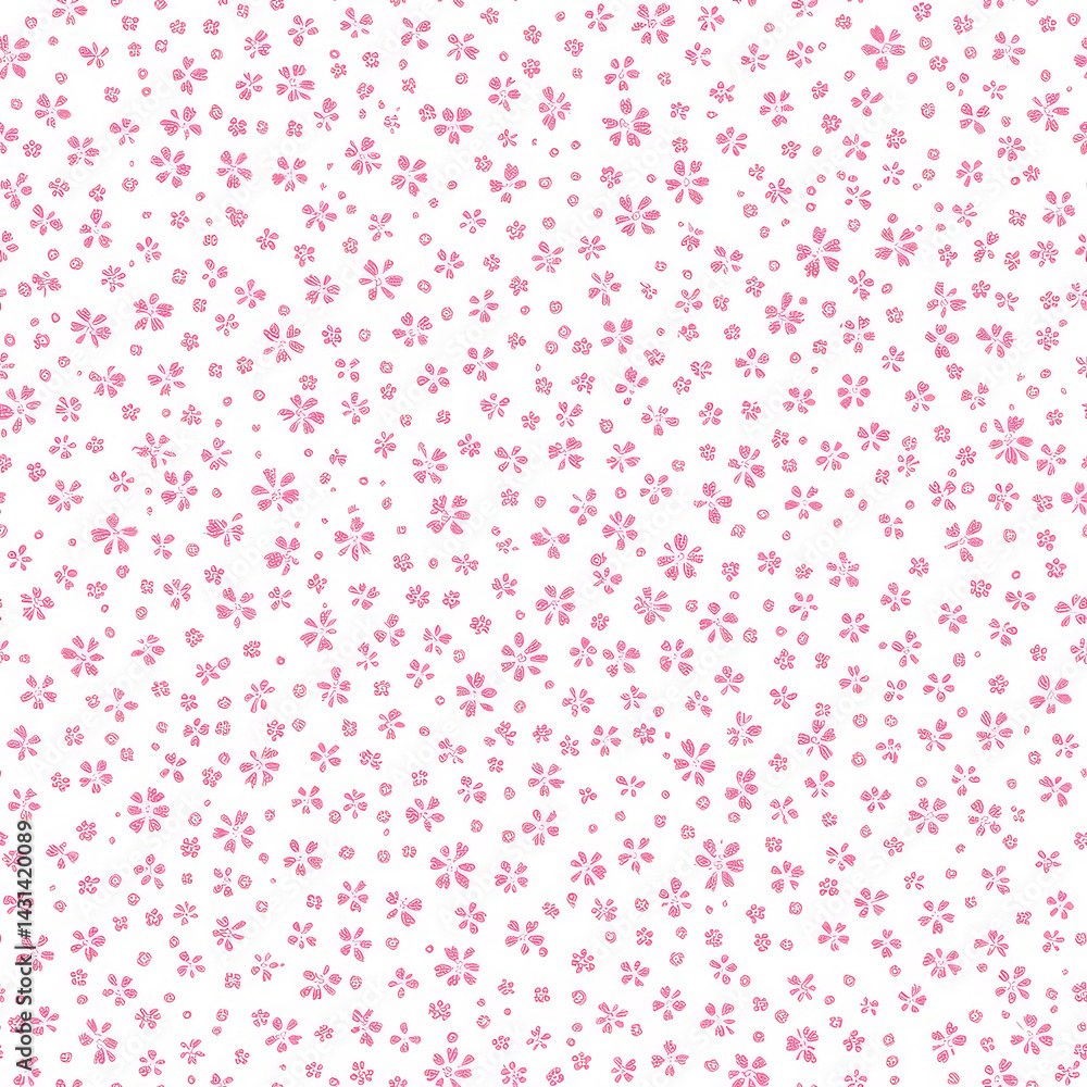 Ditsy Blush Pink Floral Ditsy Blush Pink Floral
