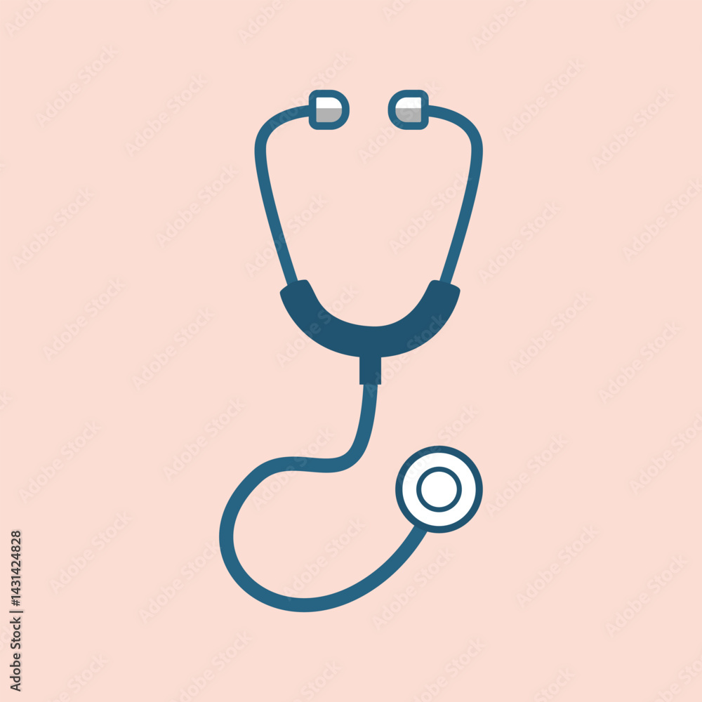 Simple Stethoscope Illustration For Healthcare Services Simple Stethoscope Illustration For Healthcare Services