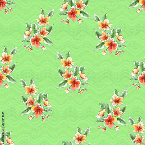 Wallpaper Mural Digital suit textile design, Digital all over pattern, Digital fabric design, digital background texture ,  Torontodigital.ca