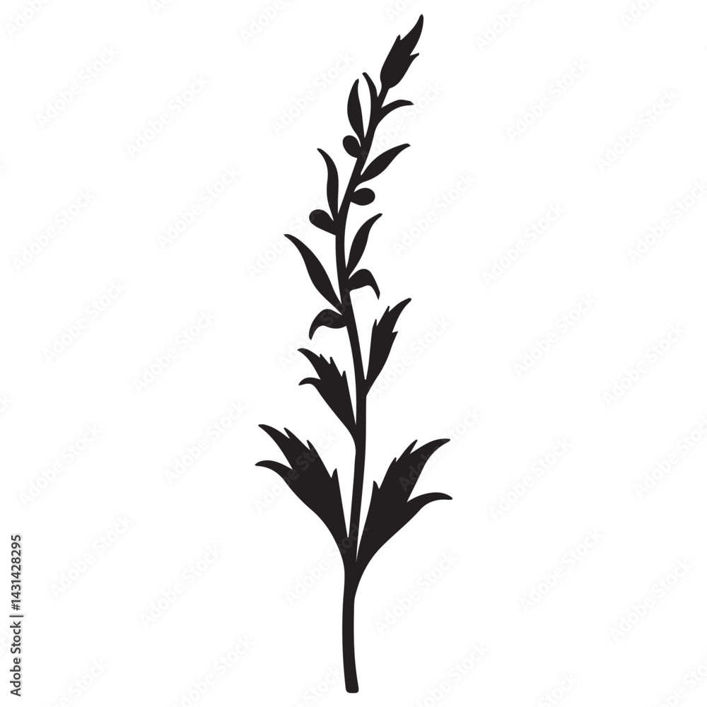 Naklejka premium silhouette of a tree