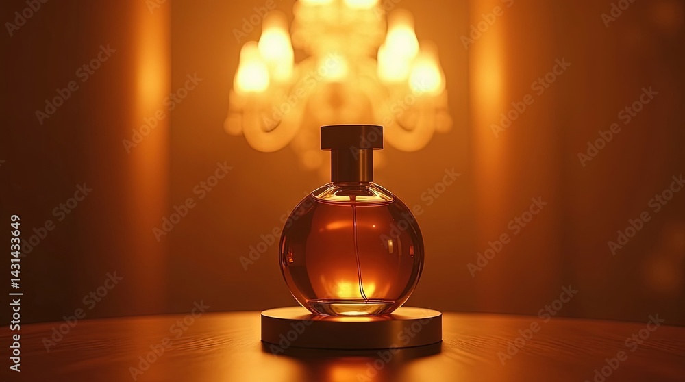 Ornate candle holder in elegant interior setting Ornate candle holder in elegant interior setting
