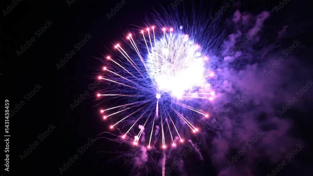 Stunning Fireworks Display Night Sky Celebration, occasion festival Stunning Fireworks Display Night Sky Celebration, occasion festival