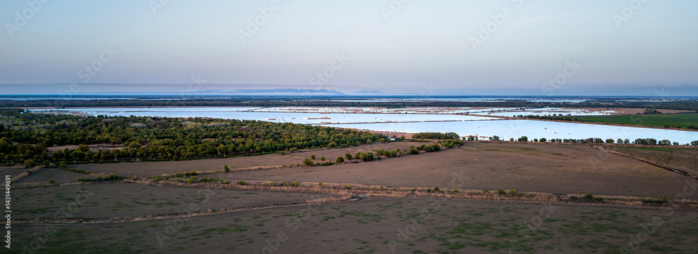 Danube Delta Landscape near Murighiol, Romania