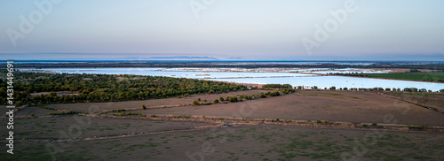 Obraz na płótnie Danube Delta Landscape near Murighiol, Romania w salonie