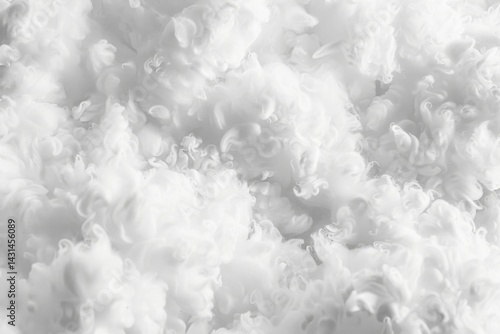 Soft fluffy white wool or cotton texture background