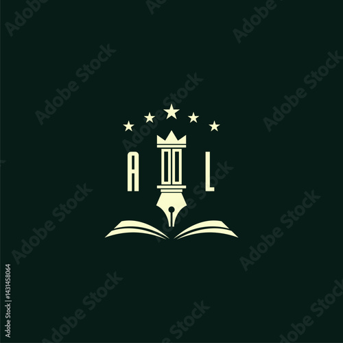 initials design modern legal attorney law firm lawyer advocate consultancy business logo vector