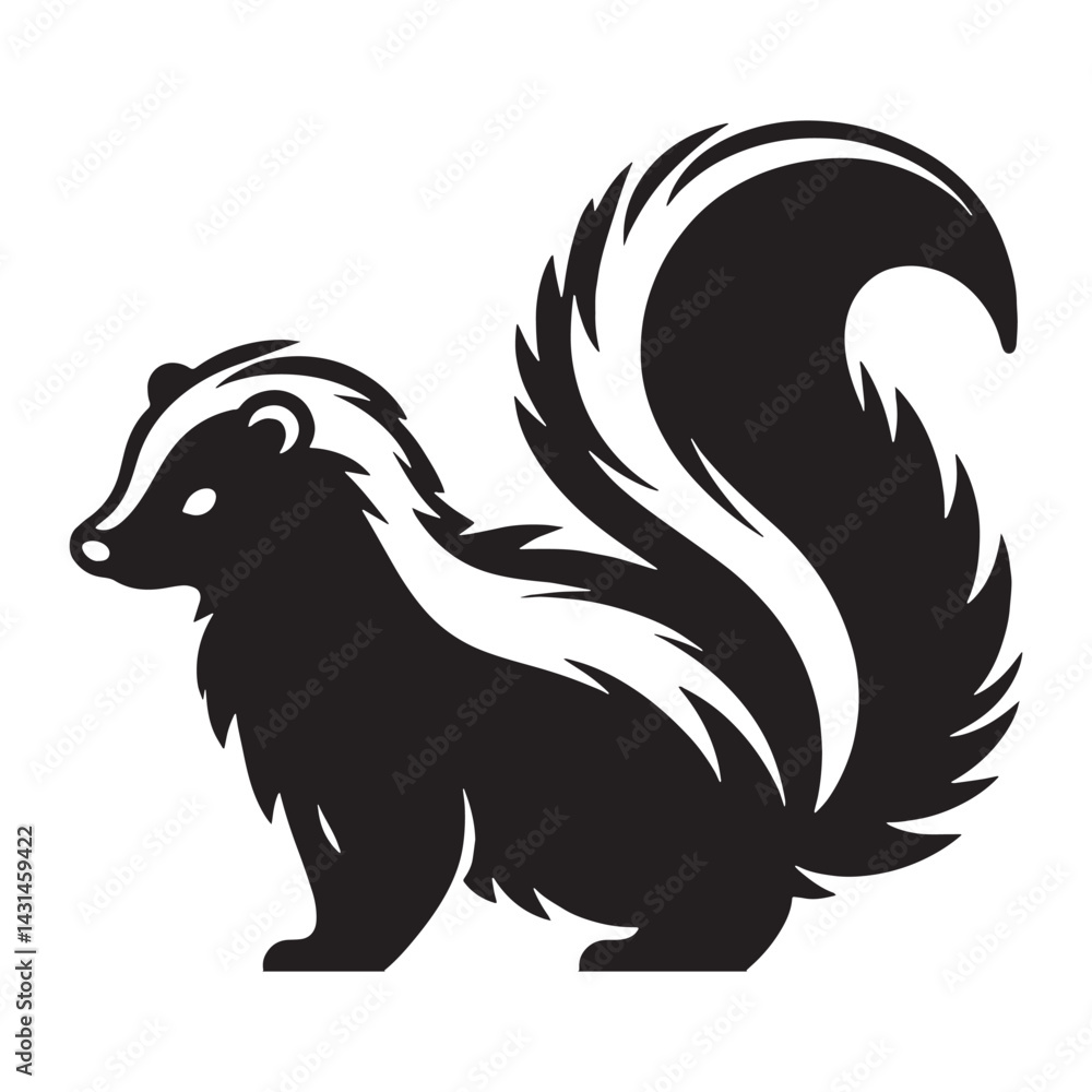 Bold-profile skunk icon silhouette for digital branding kits – skunk silhouette – skunk vector – skunk illustration – silhouette of skunk – skunk icon
Bold-profile skunk icon silhouette for digital branding kits – skunk silhouette – skunk vector – skunk illustration – silhouette of skunk – skunk icon