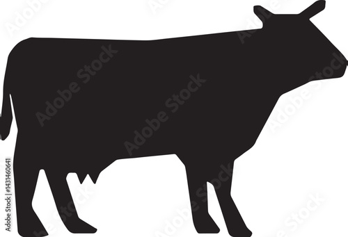 Cow simple icon. Vector ICON all icon Viktor.