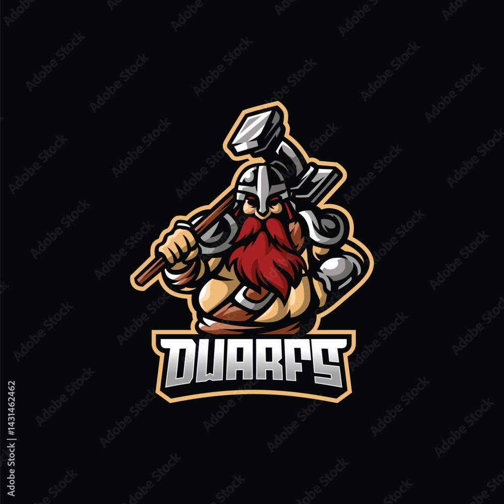Dwarf Logo Template Dwarf Logo Template