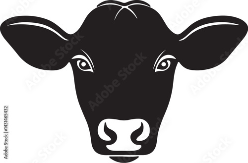 Cow simple icon. Vector ICON all icon Viktor.