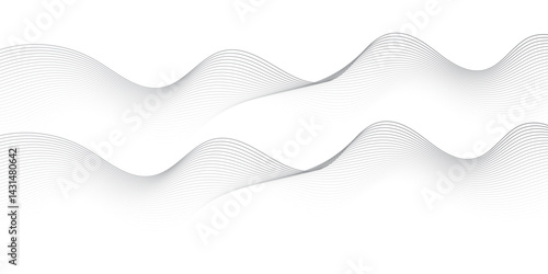 Abstract dynamic creative space digital composite sound and wave bland line. Abstract white and gray line dynamic creative smooth beautiful space digital composite sound and wave bland line.