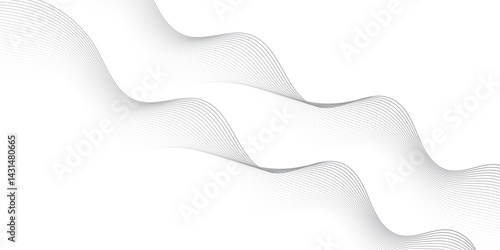 Abstract dynamic creative space digital composite sound and wave bland line. Vector wave digital white and gray blend futuristic technology flow tech transparent line stripe energy connection design