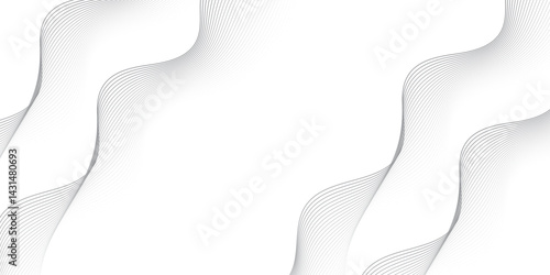 Abstract dynamic creative space digital composite sound and wave bland line. Vector wave digital white and gray blend futuristic technology flow tech transparent line stripe energy connection design
