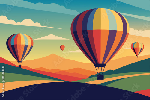 colorful-hot-air-balloons-over-summer-fields--